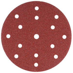 DISQUE ABRASIF RED VELCRO (10PCS) P 80 X  Ø150MM