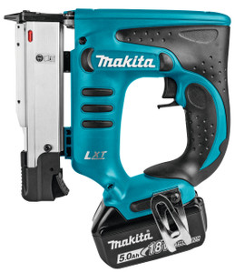 CLOUEUR DE FINITION 35MM SUR ACCU LXT 18V + 2X BL1850 + 1X DC18RC + MAKPAC