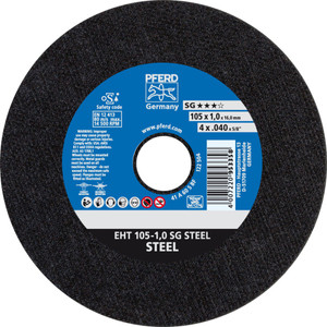 DOORSL.SCHIJF EHT 105-1,0 SG STEEL/16