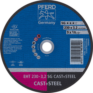 DOORSL.SCHIJF EHT 230-3,2 SG CAST+STEEL DOORSL.SCHIJF EHT 230-3,2 SG CAST+STEEL