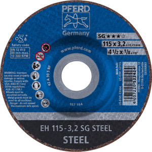 DOORSL.SCHIJF EH 115-3,2 SG STEEL