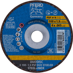 DUODISC E 100-1,9 PSF DUO STEELOX/16