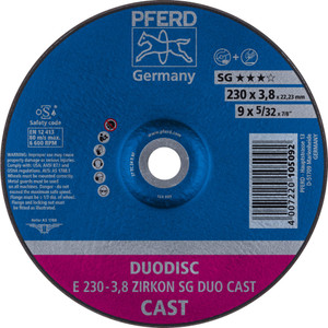 DUODISC E 230-3,8 ZIRKON SG DUO CAST