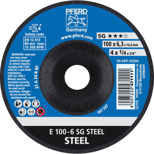 AFBRAAMSCHIJF E 100-6 SG STEEL/16