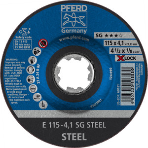AFBRAAMSCHIJF E 115-4,1 SG STEEL/X-LOCK