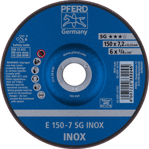 AFBRAAMSCHIJF E 150-7 SG INOX