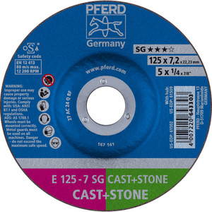 AFBRAAMSCHIJF E 125-7 SG CAST+STONE