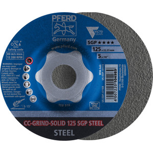 CC-GRIND-SOLID 125 SGP STEEL