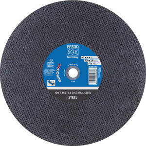 100 T 350-3,8 Q SG RAIL STEEL/25.4