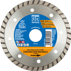 DIA-DOORSLIJPSCH. DG 125x2,1x22,23 PSF DIA-DOORSLIJPSCH. DG 125x2,1x22,23 PSF