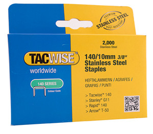 VLAKDRAADNIETEN 140/12 MM - ROESTVRIJ STAAL - 2000 ST.