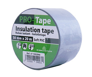 ISOLATIETAPE 50 MM X 20M X 0,15MM, VDE / GRIJS ISOLATIETAPE 50 MM X 20M X 0,15MM, VDE / GRIJS