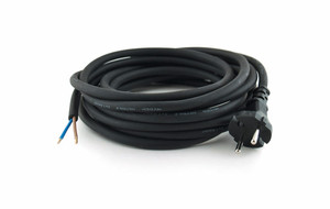 CORDON DE RACCORDEMENT MACHINE NÉOPRÈNE - 5 M - H07RN-F/2 X 1,0 MM2 CORDON DE RACCORDEMENT MACHINE NÉOPRÈNE - 5 M - H07RN-F/2 X 1,0 MM2