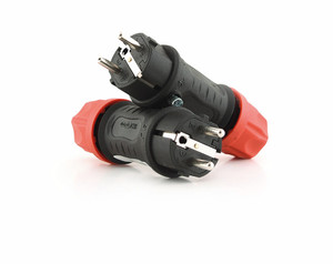 PRISE MÂLE "DUAL SYSTEM" - 2P + A PRISE MÂLE "DUAL SYSTEM" - 2P + A