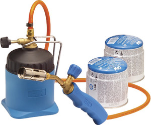 SOLDEERLAMP LM 3000 MET GASSLANG + 2 PATRONEN