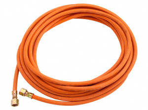 GASSLANG RUBBER 10 M MET KOPPELSTUK Ø 6,3 MM