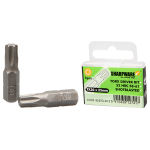 BITS 25MM 1/4" CRV - TX 8 /5ST