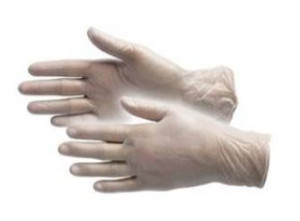 HANDSCHOEN DISPOSABLE VINYL M-8