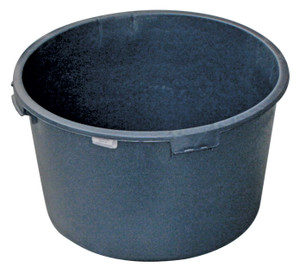 MORTELKUIP ROND - PE  120 L - ZWART