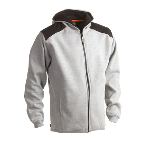 JUNO SWEATER MET KAP HEATHER GREY XXL