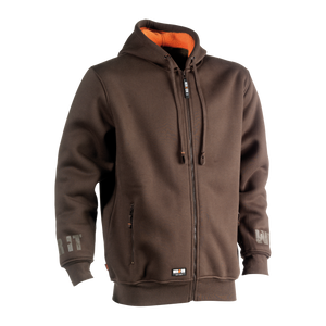 ODYSSEUS SWEATER MET KAP BRUIN XL