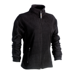 DEVA FLEECE JAS DAMES ZWART XXL