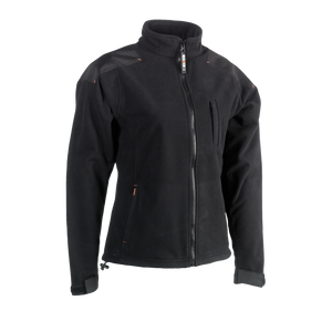 HERA FLEECE JAS DAMES ZWART S