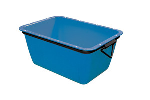 MORTELBAK 200 L - BLAUW - RECHTHOEKIG