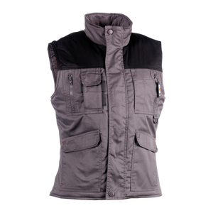 DIANA BODYWARMER DAMES GRIJS/ZWART XS