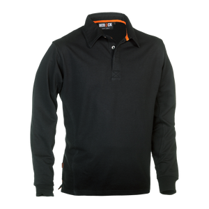 TROJA POLO LANGE MOUWEN ZWART XXXL