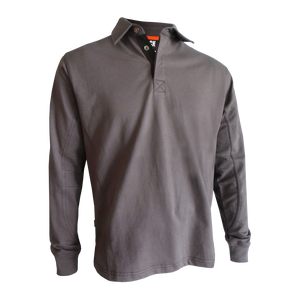 TROJA POLO LANGE MOUWEN GRIJS XXXL