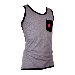 BEMUS TANKTOP T-SHIRT HEATHER GREY XL