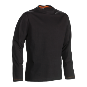 NOET T-SHIRT LANGE MOUWEN ZWART XXL