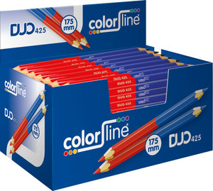 DUO MARKER "PRO 425" 50% ROUGE / 50% BLEU - Ø 10 MM X 17,5 CM - PAR 100 PCS