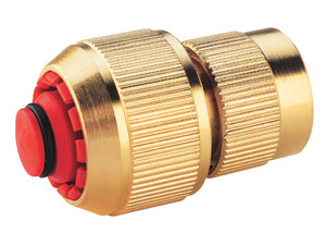 SNELKOPPELING - 3/4" AQUASTOP - MESSING