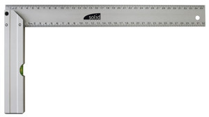 SCHRIJNWERKERSWINKELHAAK INOX BLAD 250 MM