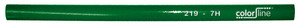 CRAYON DE MAÇON "TYPE 219", FORME OVALE, LAQUÉ VERT - 30 CM - PAR PC