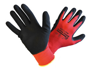 HANDSCHOEN - NITRILE/NYLON - SUPER FOAM / 10 HANDSCHOEN - NITRILE/NYLON - SUPER FOAM / 10