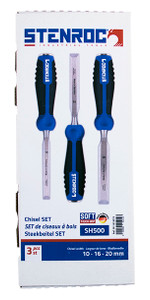 STEEKBEITEL SET 3ST. (CARTON) SH500 - 2K-SOFTGRIP - 10,16,20 MM STEEKBEITEL SET 3ST. (CARTON) SH500 - 2K-SOFTGRIP - 10,16,20 MM