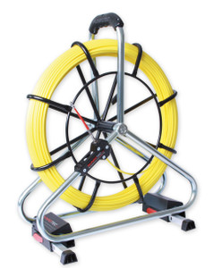 PROFI-SET: GLASVEZELSTAAF Ø 6,0 MM MET STALEN HASPEL - 60 M PROFI-SET: GLASVEZELSTAAF Ø 6,0 MM MET STALEN HASPEL - 60 M