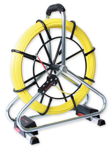 PROFI-SET: GLASVEZELSTAAF Ø 6,0 MM MET STALEN HASPEL - 80 M