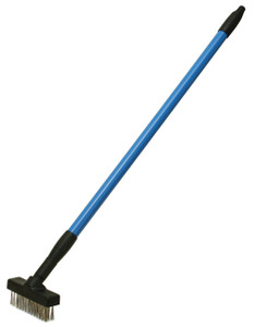 DUO ONKRUIDBORSTEL MET TELESCOOPSTEEL