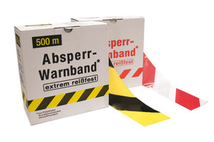 SIGNALISATIELINT SUPER 200 M X 80 MM WIT/ROOD