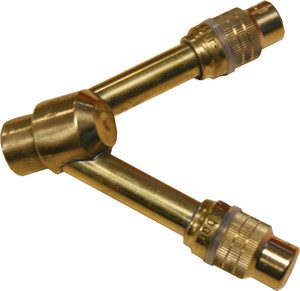 VORKSPROEIER, 2 SPROEIERS, SPUITBEELD 70° - MESSING VORKSPROEIER, 2 SPROEIERS, SPUITBEELD 70° - MESSING