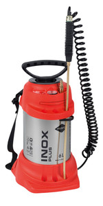 HOGEDRUKSPROEIER INOX PLUS, MET VULVENTIEL  6 L - 6 BAR - INOX