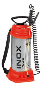 HOGEDRUKSPROEIER INOX PLUS  10 L - 6 BAR - INOX