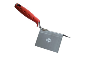 HOEKTRUWEEL BUITENHOEK SOFT GRIP 110 X 75 X 75 MM - INOX HOEKTRUWEEL BUITENHOEK SOFT GRIP 110 X 75 X 75 MM - INOX