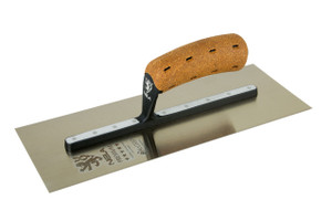 PREMIUM PLEISTERSPAAN "NELA" BIKO GREEP IN KURK - 280 X 120 MM - INOX - READY