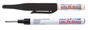 PERMANENT MARKER LONG NIB BLAUW