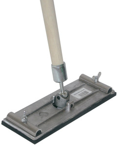 SCHUURDER MET KNIEGEWRICHT OP STEEL 240 X 85 MM